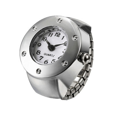 Retractable disponible de acero inoxidable del ODM del reloj del cuarzo de los pares automáticamente