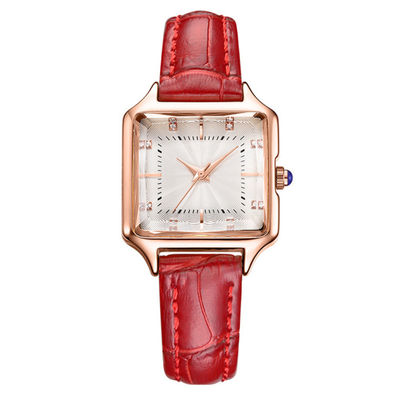 Prenda impermeable espiral de Diamond Quartz Watch 3ATM del vintage de la corona