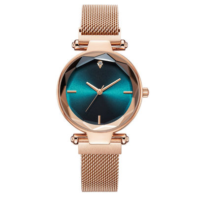 Antiabrasión scratchless de Watchv 32m m de la muñeca del cuarzo de las mujeres de Vacuumplating