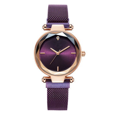 Antiabrasión scratchless de Watchv 32m m de la muñeca del cuarzo de las mujeres de Vacuumplating