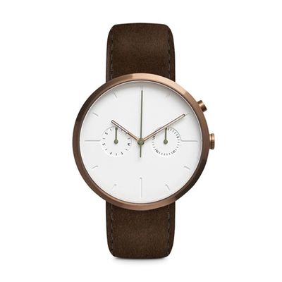 el cronógrafo Matte Black Wrist Watch ROHS aprobó la prenda impermeable 5atm