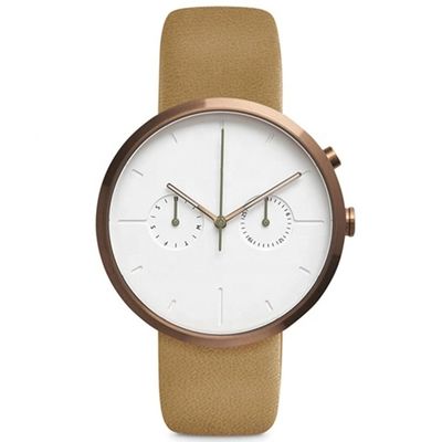 el cronógrafo Matte Black Wrist Watch ROHS aprobó la prenda impermeable 5atm