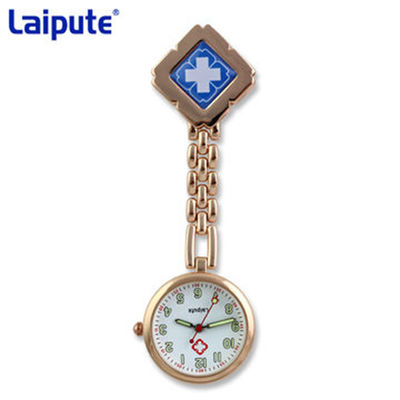 Reloj para las enfermeras, enfermera Lapel Pin Watch del pecho de Multiapplication del caso de 27m m