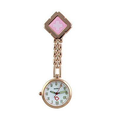 Reloj para las enfermeras, enfermera Lapel Pin Watch del pecho de Multiapplication del caso de 27m m
