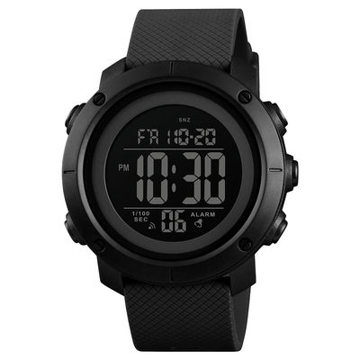 Hombres plásticos del reloj del reloj formar el reloj de Digitaces del deporte del silicón