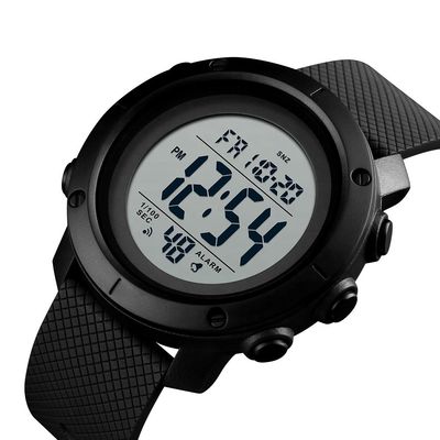 Hombres plásticos del reloj del reloj formar el reloj de Digitaces del deporte del silicón