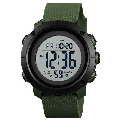Hombres plásticos del reloj del reloj formar el reloj de Digitaces del deporte del silicón