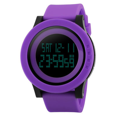 El deporte militar mira para formar el reloj de la prenda impermeable LED Digital del silicón