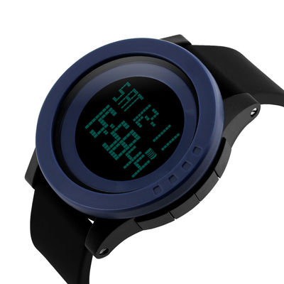 El deporte militar mira para formar el reloj de la prenda impermeable LED Digital del silicón
