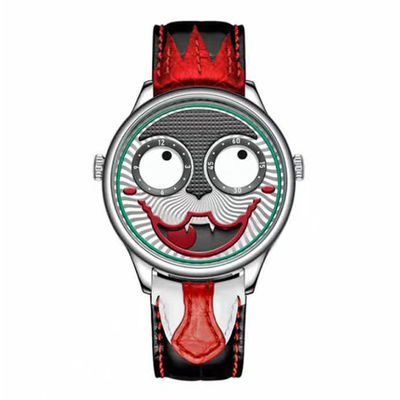 Multiusos wearresistant de Face del payaso del reloj del cuarzo de la aleación de la moda