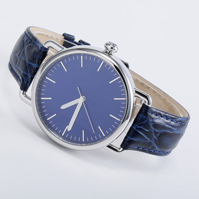 Reloj de acero inoxidable del cuarzo del OEM, reloj de acero inoxidable 5ATM de Japón Movt 316l