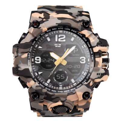 Relojes electrónicos plásticos del reloj electrónico del reloj de Digitaces para los hombres