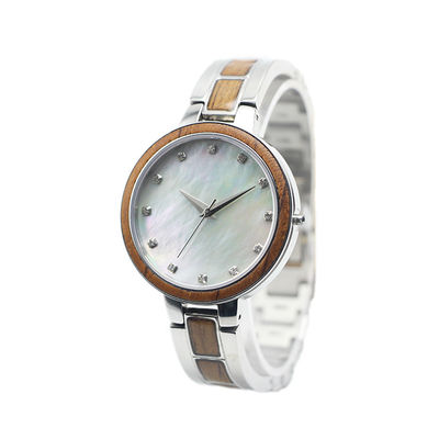Reloj de acero inoxidable unisex del cronógrafo, acero inoxidable del reloj del cuarzo del ODM detrás