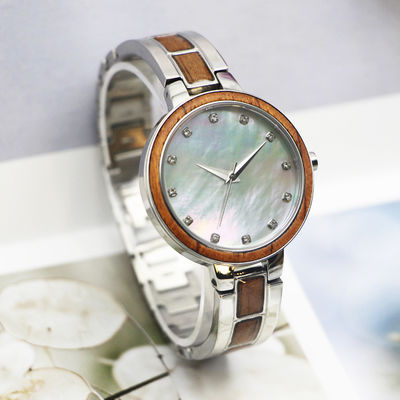 Reloj de acero inoxidable unisex del cronógrafo, acero inoxidable del reloj del cuarzo del ODM detrás