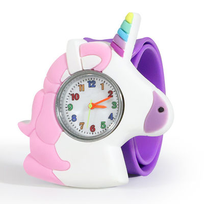 Material impermeable del grueso 3ATM Arcylic de Unicorn Quartz Kids Watch los 0.6cm