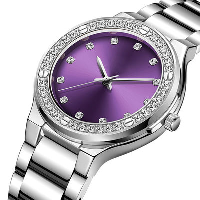 ROHS Diamond Quartz Watch auténtico, Hardlex Diamond Bracelet Watch For Ladies