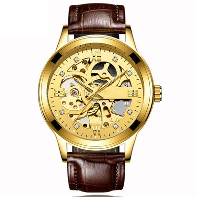Peso mecánico transparente 100g de Diamond Alloy Quartz Wrist Watch