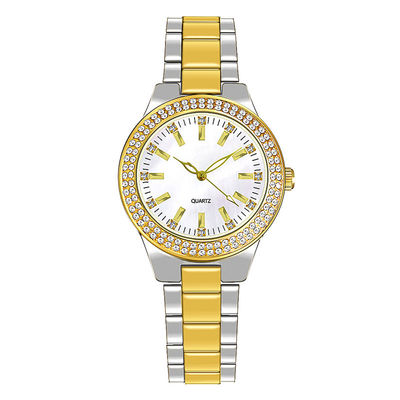 Grueso auténtico de electrochapado del dial de Movt Diamond Watch 8m m del cuarzo de IPG