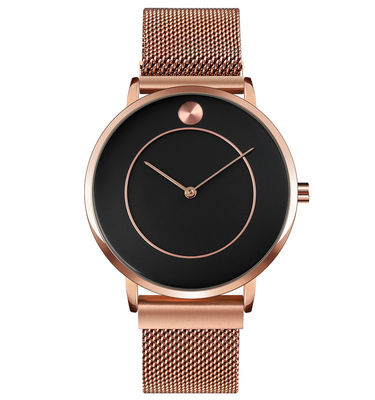 Reloj de acero inoxidable del cuarzo del ODM, reloj resistente de acero inoxidable de agua
