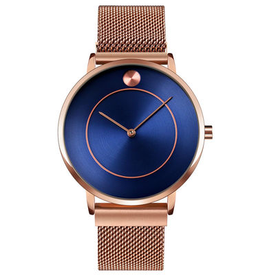 Reloj de acero inoxidable del cuarzo del ODM, reloj resistente de acero inoxidable de agua