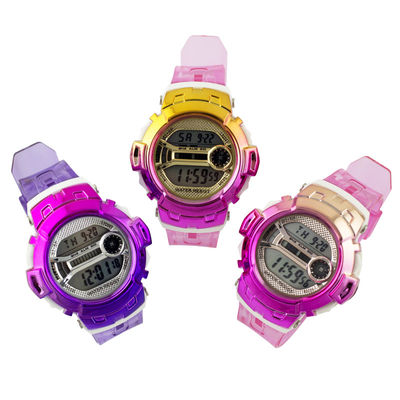 Reloj coloreado plástico unisex de Digitaces del reloj de Digitaces de la juventud del reloj de Digitaces