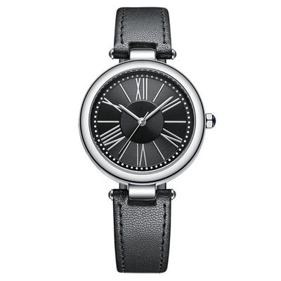 El reloj impermeable de acero inoxidable 3 Pin Design de las mujeres Wearproof
