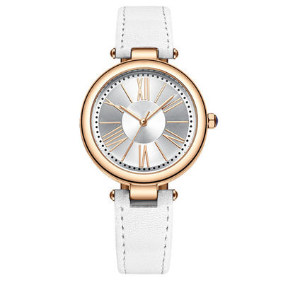 El reloj impermeable de acero inoxidable 3 Pin Design de las mujeres Wearproof