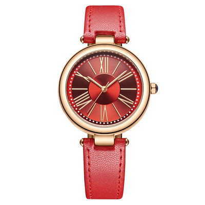 El reloj impermeable de acero inoxidable 3 Pin Design de las mujeres Wearproof