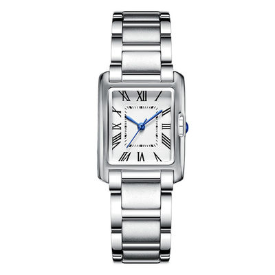 Relojes para mujer Wearresistant del cuarzo, grueso cuadrado del reloj 10m m del cuarzo