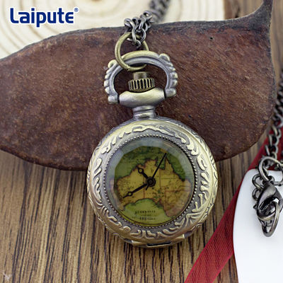 ROHS aprobó el reloj de bolsillo de plata del vintage, vintage luminoso Elgin Pocket Watch