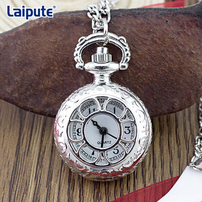 ROHS aprobó el reloj de bolsillo de plata del vintage, vintage luminoso Elgin Pocket Watch