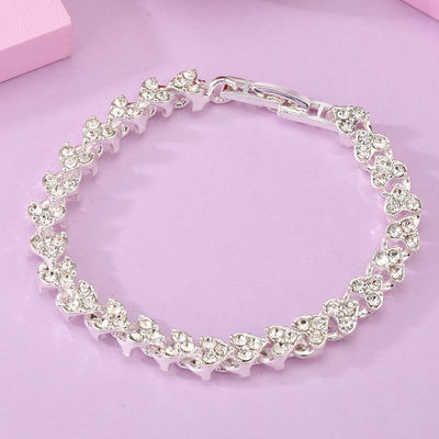 reloj del cuarzo de las mujeres 100g, OEM Diamond Bracelet Watch For Ladies