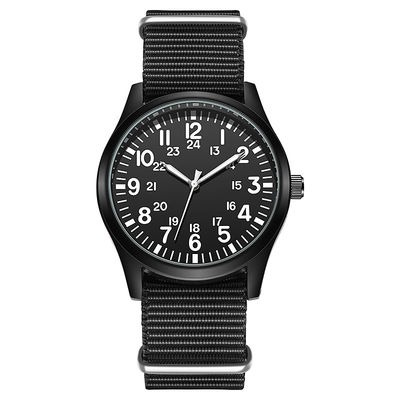 Relojes clásicos del cuarzo de la batería de SR626SW, reloj de nylon de PC21 Movt