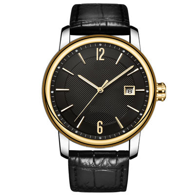 El cronógrafo auto del reloj de Moonphase de las obras clásicas de los hombres mira con la correa de acero