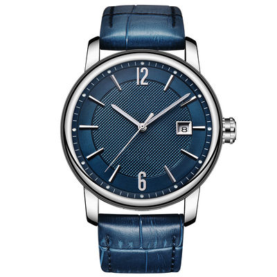 El cronógrafo auto del reloj de Moonphase de las obras clásicas de los hombres mira con la correa de acero