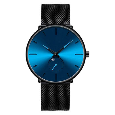 Reloj unisex del cuarzo de la moda con Mesh Band de acero inoxidable