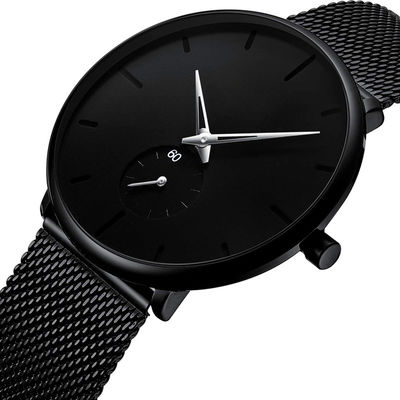 Reloj unisex del cuarzo de la moda con Mesh Band de acero inoxidable