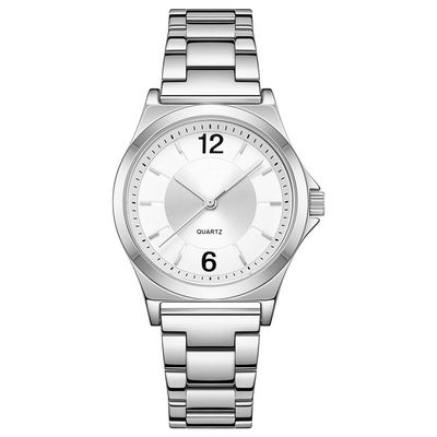 Correa de acero inoxidable de la prenda impermeable del reloj de las mujeres japonesas del movimiento de la moda