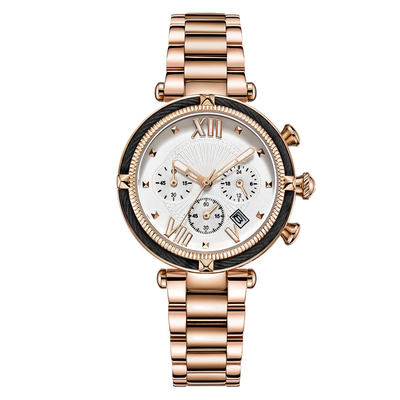 Nuevos relojes de lujo de la tendencia de Crystal Women Watch Roman Numerals para las señoras