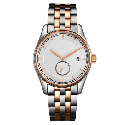 Reloj de acero inoxidable mutuo del cuarzo de los profesionales para el negocio