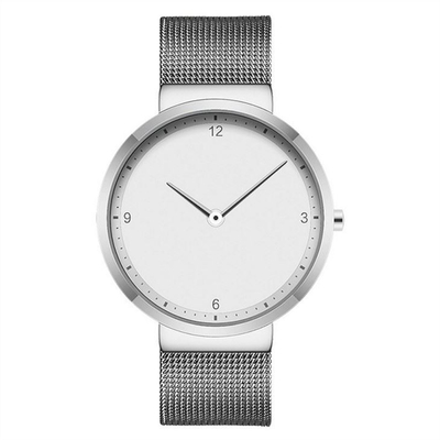 La aleación de la moda junta los relojes del cuarzo de los hombres minimalistas del reloj del cuarzo