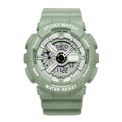 Correa 25m m de la resina de la prenda impermeable del reloj del cuarzo de los pares del deporte de Speedmaster