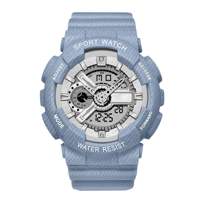 Correa 25m m de la resina de la prenda impermeable del reloj del cuarzo de los pares del deporte de Speedmaster