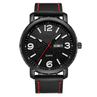 Los deportes duales del calendario del dial grande miran el reloj casual de los hombres de los deportes de Digitaces