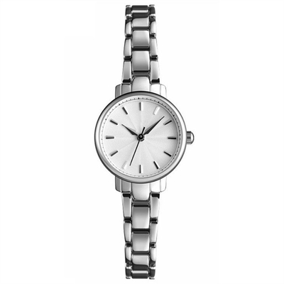 Espejo de vidrio auténtico de la correa de Diamond Quartz Watch 8m m de la aleación del cinc