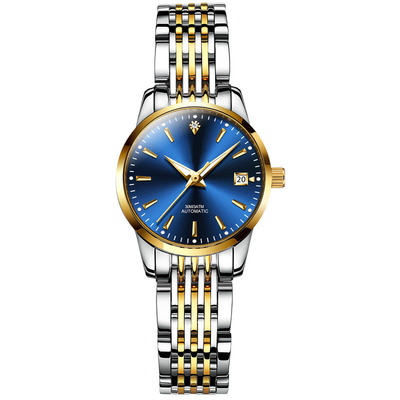 Caso de Diamond Watch Interchangeable Strap Alloy de las mujeres mecánicas