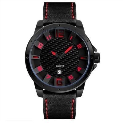 Reloj electrochapado deporte tridimensional de Quartz Business Watch del estudiante masculino