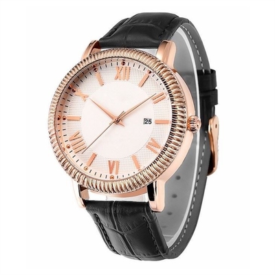 Los relojes casuales Sun de los deportes del cuarzo de los hombres modelaron el reloj del negocio