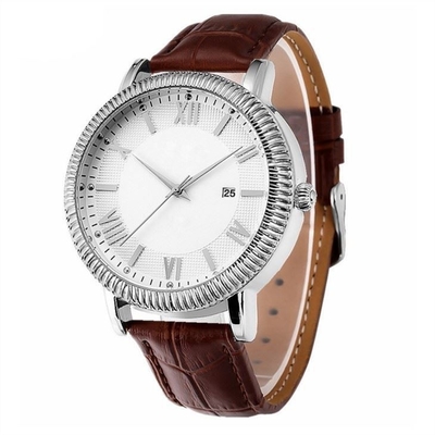 Los relojes casuales Sun de los deportes del cuarzo de los hombres modelaron el reloj del negocio