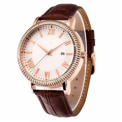 Los relojes casuales Sun de los deportes del cuarzo de los hombres modelaron el reloj del negocio